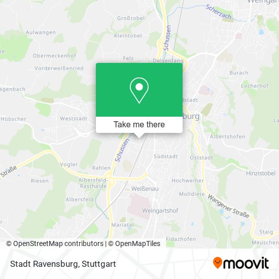 Stadt Ravensburg map