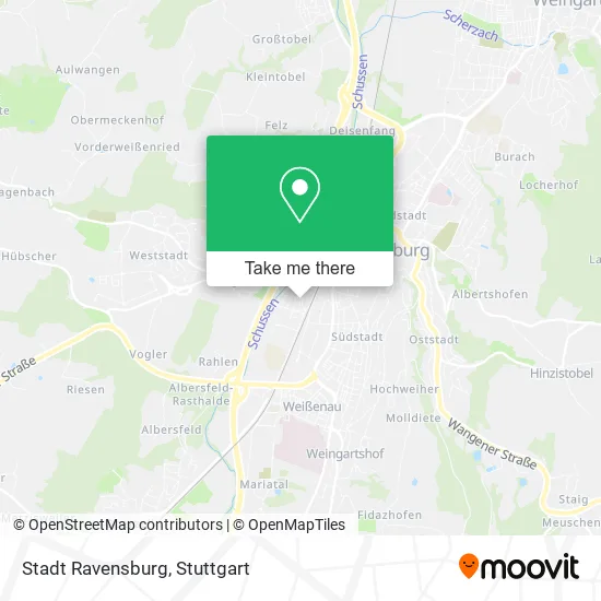 Карта Stadt Ravensburg