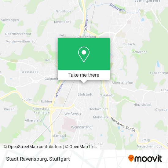 Stadt Ravensburg map