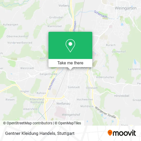 Карта Gentner Kleidung Handels