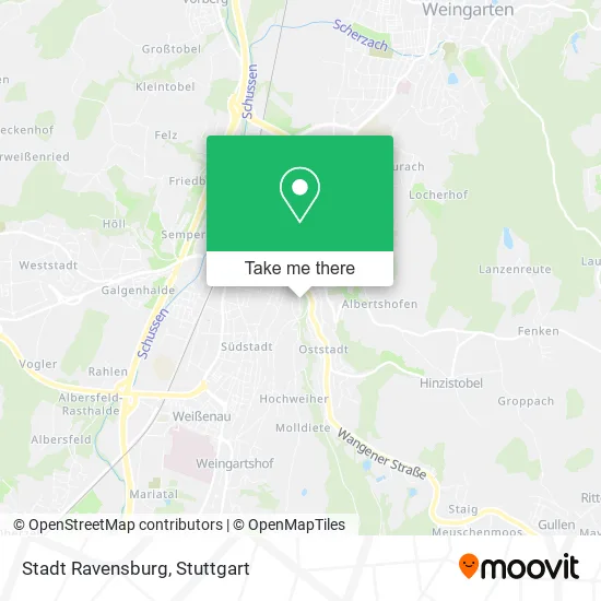 Карта Stadt Ravensburg