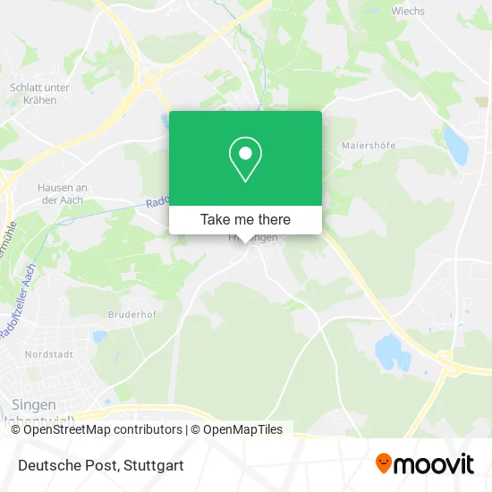 Карта Deutsche Post