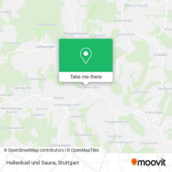 Hallenbad und Sauna map