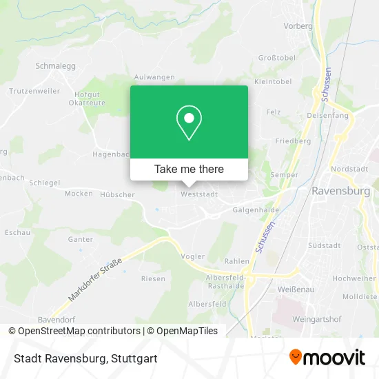 Карта Stadt Ravensburg
