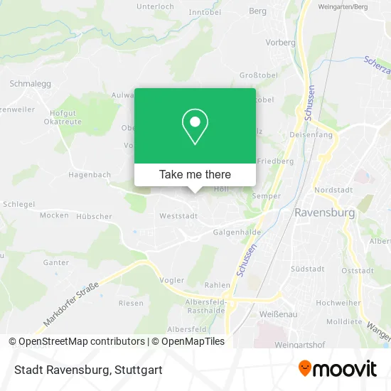 Карта Stadt Ravensburg