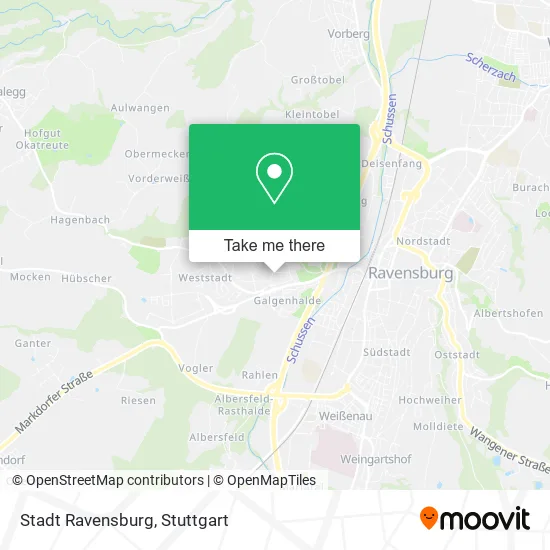 Карта Stadt Ravensburg