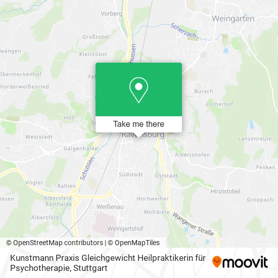 Карта Kunstmann Praxis Gleichgewicht Heilpraktikerin für Psychotherapie