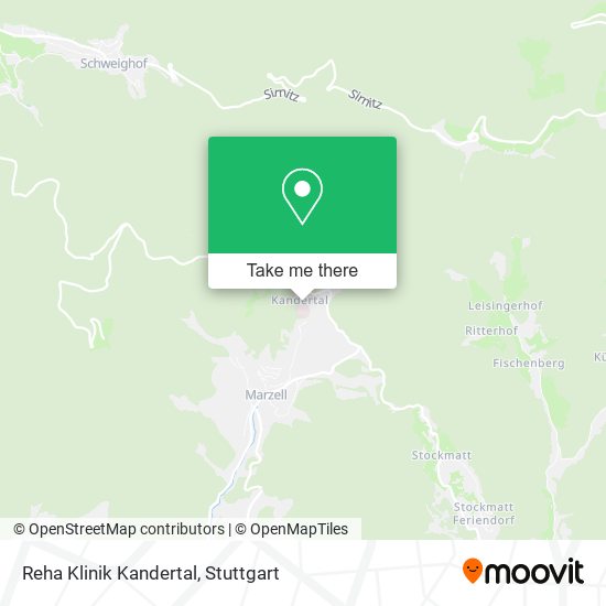 Reha Klinik Kandertal map