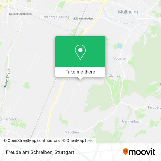 Карта Freude am Schreiben