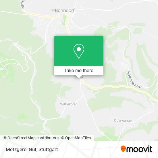 Карта Metzgerei Gut