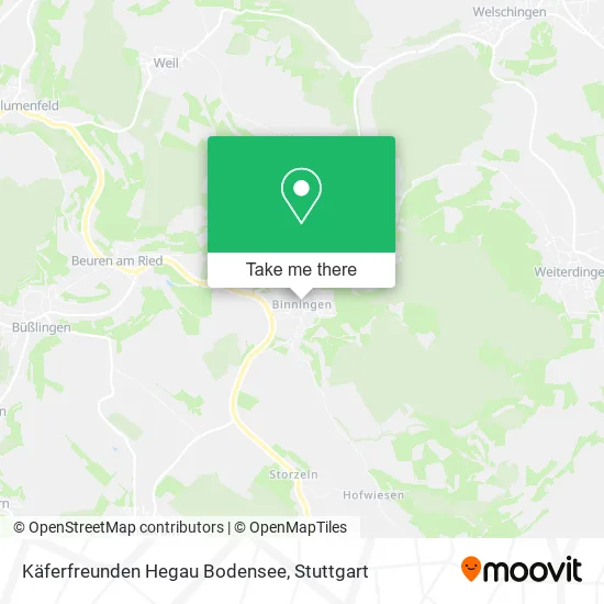 Карта Käferfreunden Hegau Bodensee