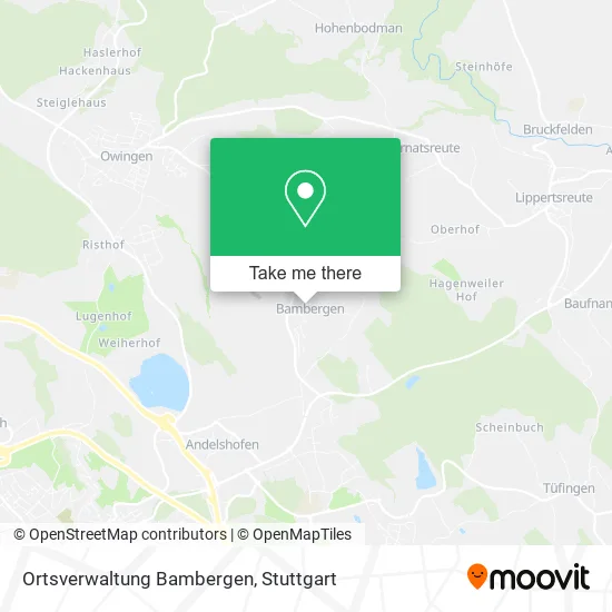 Карта Ortsverwaltung Bambergen