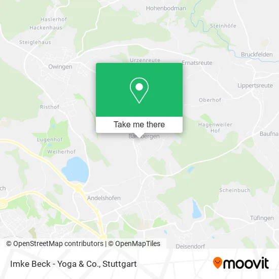 Карта Imke Beck - Yoga & Co.