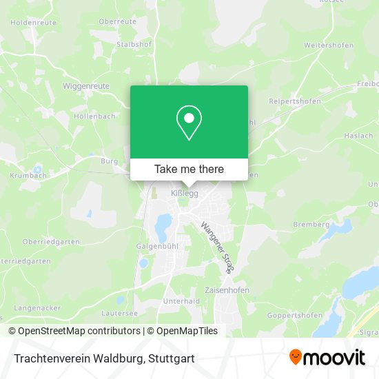 Trachtenverein Waldburg map