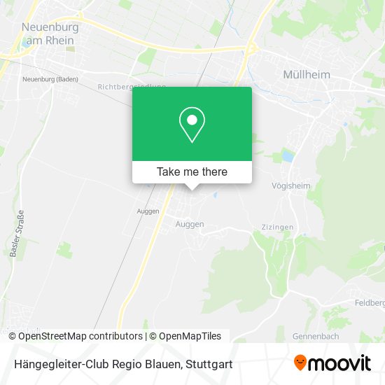 Hängegleiter-Club Regio Blauen map