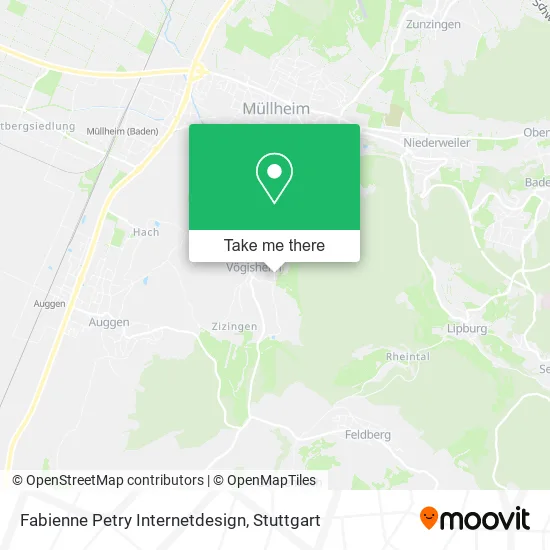 Карта Fabienne Petry Internetdesign