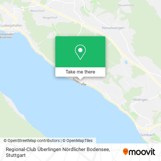 Карта Regional-Club Überlingen Nördlicher Bodensee