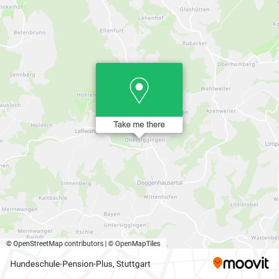Hundeschule-Pension-Plus map