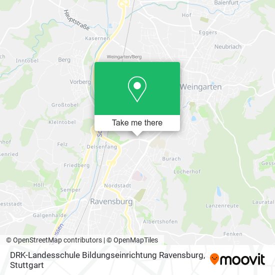 DRK-Landesschule Bildungseinrichtung Ravensburg map