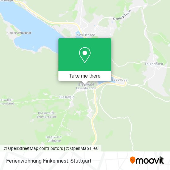 Ferienwohnung Finkennest map