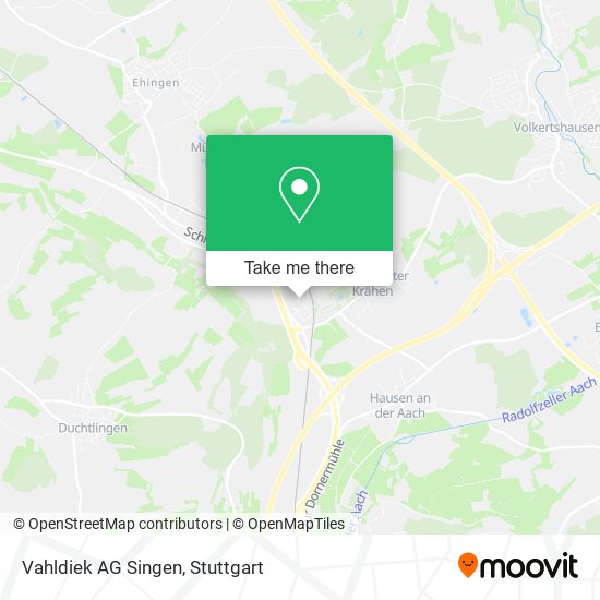Карта Vahldiek AG Singen