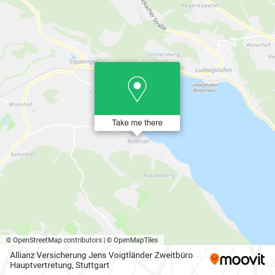 Allianz Versicherung Jens Voigtländer Zweitbüro Hauptvertretung map