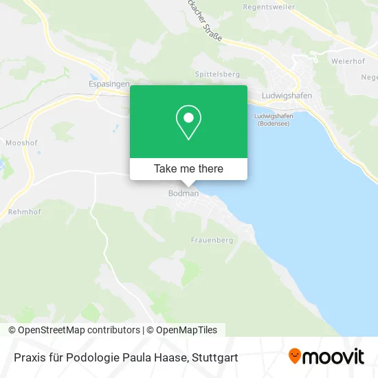 Карта Praxis für Podologie Paula Haase