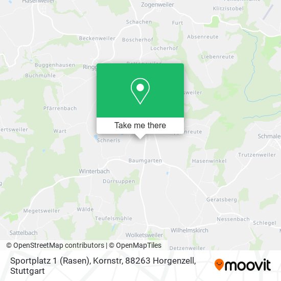 Sportplatz 1 (Rasen), Kornstr, 88263 Horgenzell map