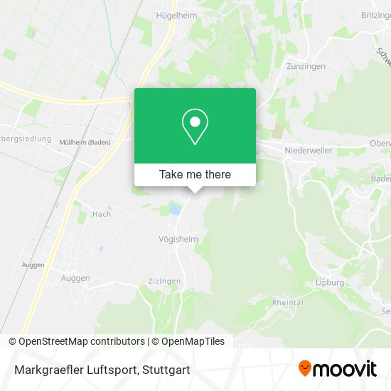 Markgraefler Luftsport map