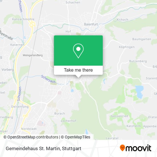 Gemeindehaus St. Martin map