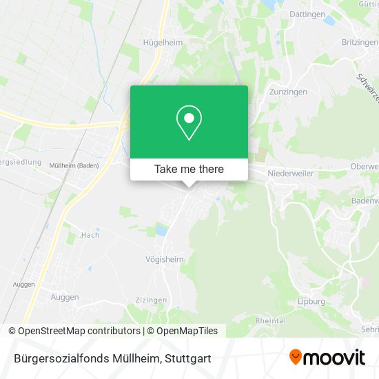 Bürgersozialfonds Müllheim map