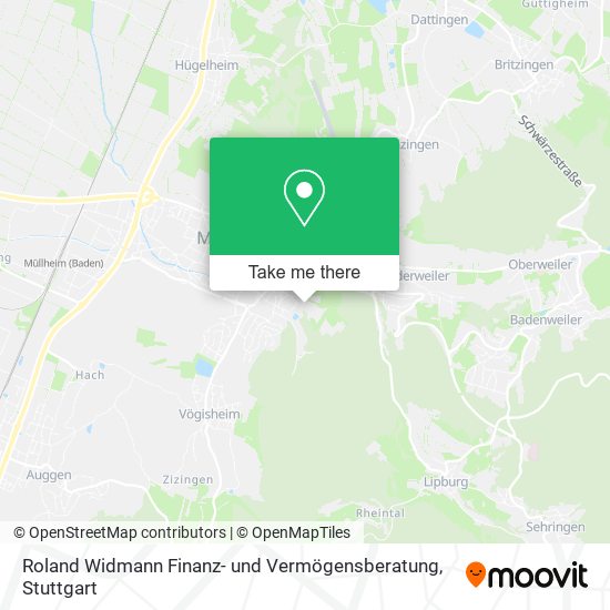 Roland Widmann Finanz- und Vermögensberatung map