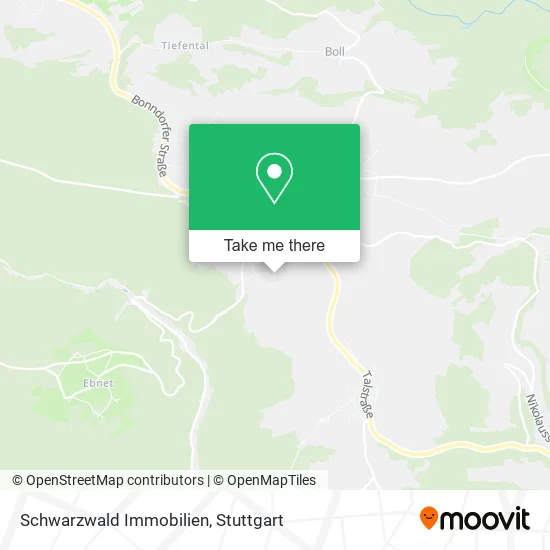 Карта Schwarzwald Immobilien