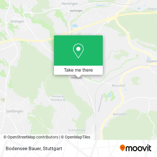 Карта Bodensee Bauer