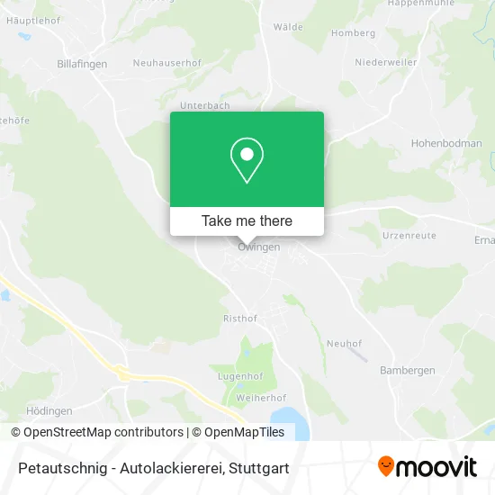 Карта Petautschnig - Autolackiererei