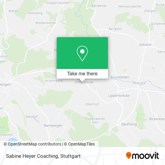 Sabine Heyer Coaching map