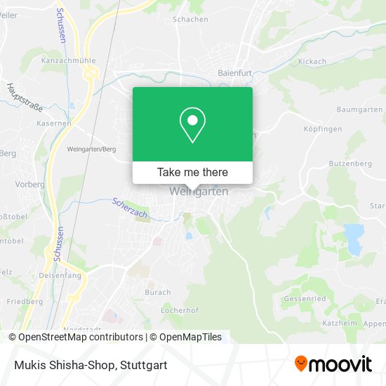 Mukis Shisha-Shop map