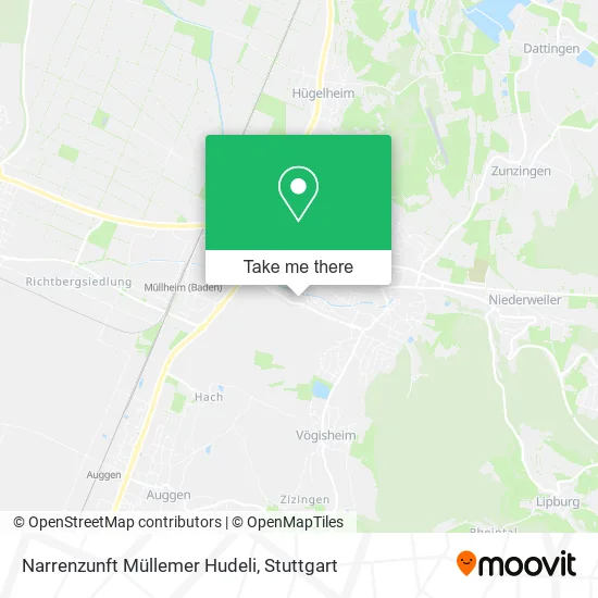 Карта Narrenzunft Müllemer Hudeli