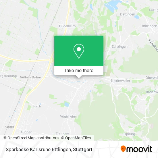 Карта Sparkasse Karlsruhe Ettlingen
