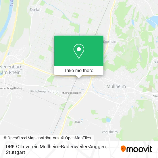 Карта DRK Ortsverein Müllheim-Badenweiler-Auggen