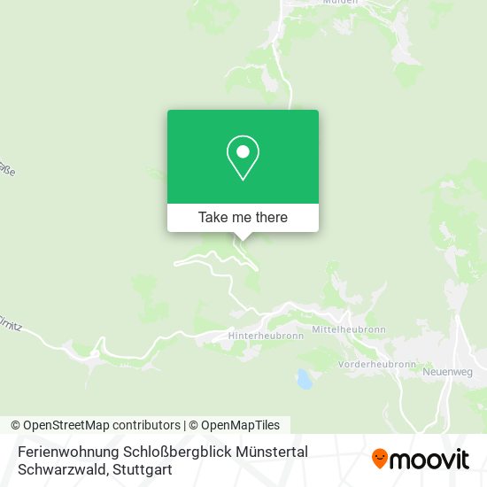 Ferienwohnung Schloßbergblick Münstertal Schwarzwald map