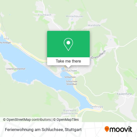 Ferienwohnung am Schluchsee map