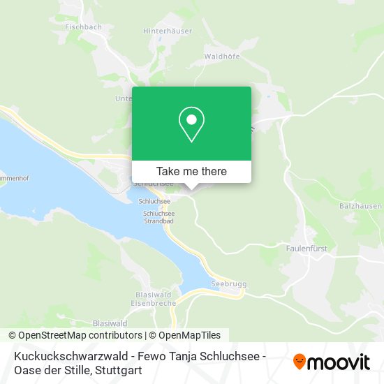 Kuckuckschwarzwald - Fewo Tanja Schluchsee - Oase der Stille map