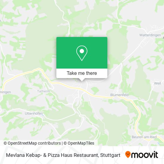 Mevlana Kebap- & Pizza Haus Restaurant map