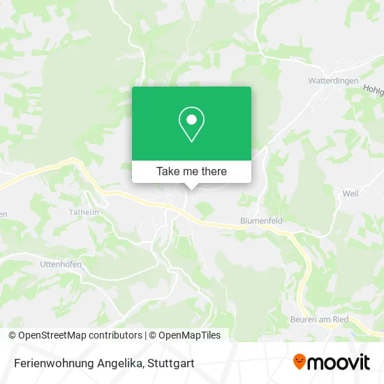 Карта Ferienwohnung Angelika