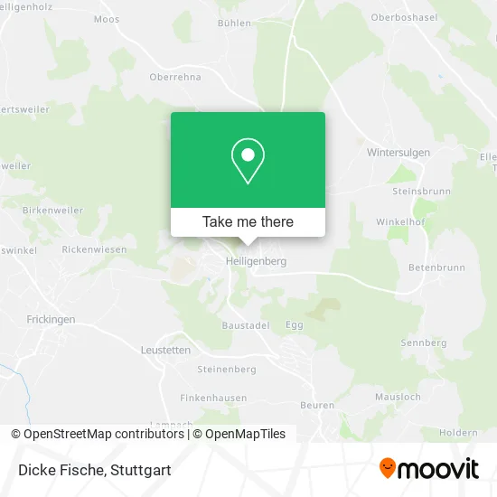 Карта Dicke Fische