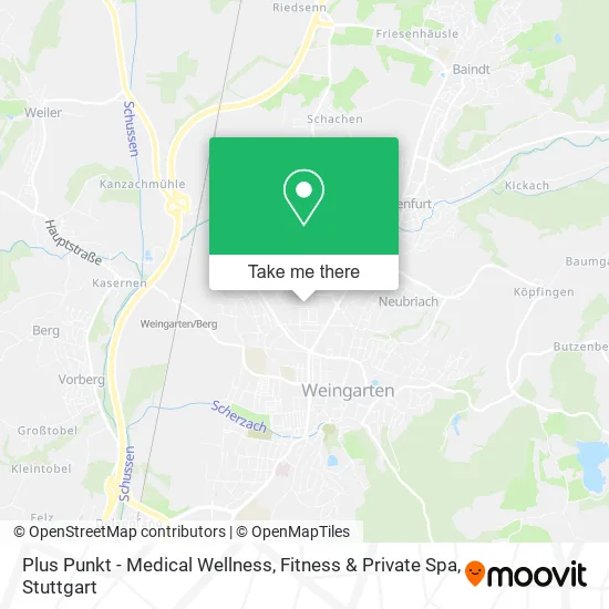 Карта Plus Punkt - Medical Wellness, Fitness & Private Spa