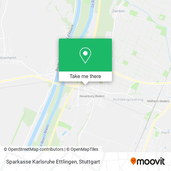 Sparkasse Karlsruhe Ettlingen map