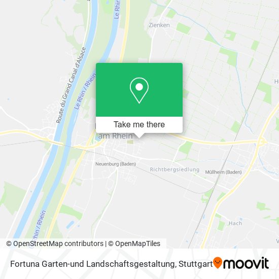Fortuna Garten-und Landschaftsgestaltung map
