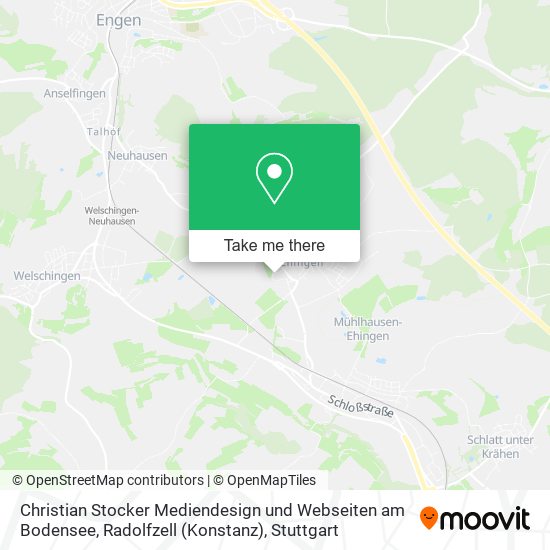 Christian Stocker Mediendesign und Webseiten am Bodensee, Radolfzell (Konstanz) map